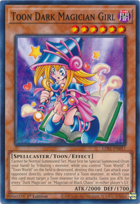 Toon Dark Magician Girl [LDS1-EN057] Common | Devastation Store