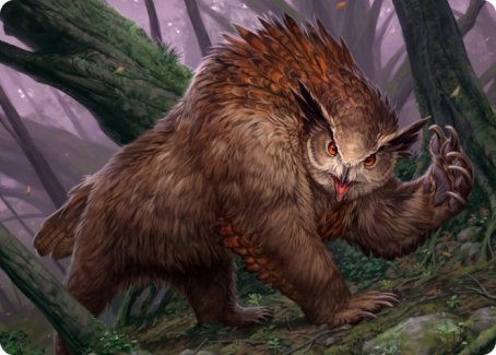 Owlbear Art Card [Dungeons & Dragons: Adventures in the Forgotten Realms Art Series] | Devastation Store