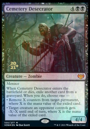 Cemetery Desecrator [Innistrad: Crimson Vow Prerelease Promos] | Devastation Store