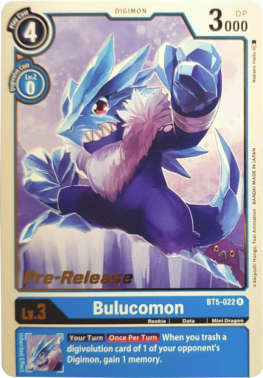 Bulucomon [BT5-022] [Battle of Omni Pre-Release Promos] | Devastation Store