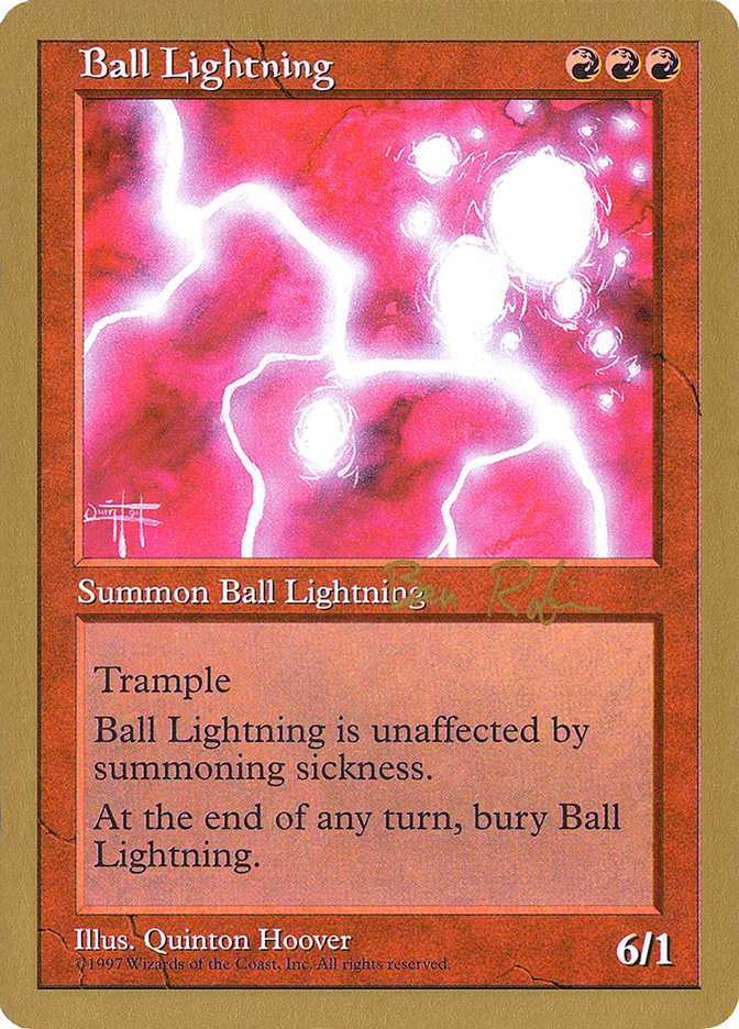Ball Lightning (Ben Rubin) [World Championship Decks 1998] | Devastation Store