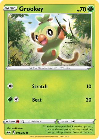 Grookey (011/202) (Premium Collection) [Sword & Shield: Base Set] | Devastation Store