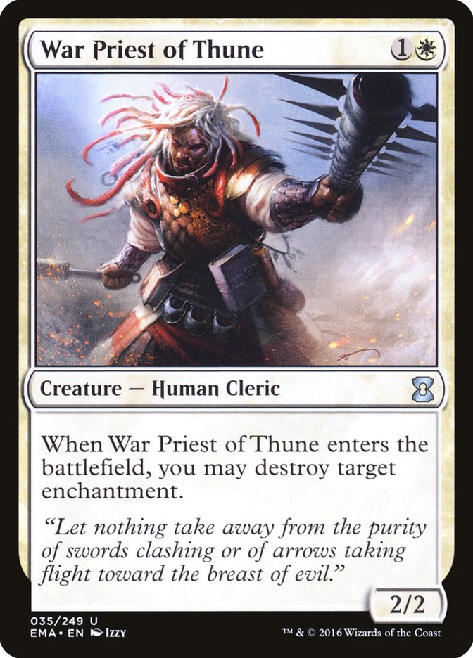 War Priest of Thune [Eternal Masters] | Devastation Store