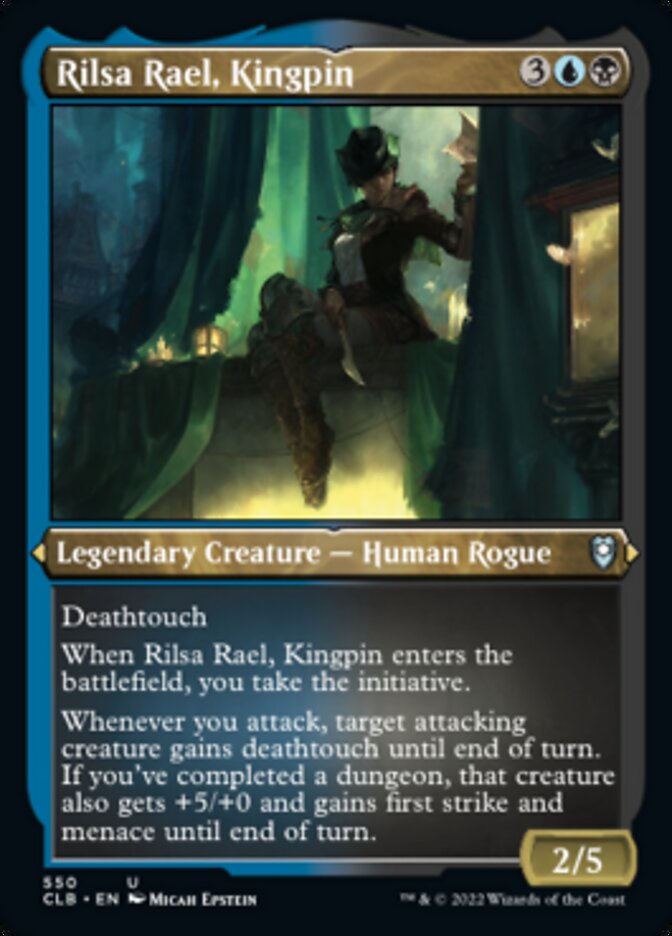 Rilsa Rael, Kingpin (Foil Etched) [Commander Legends: Battle for Baldur's Gate] | Devastation Store