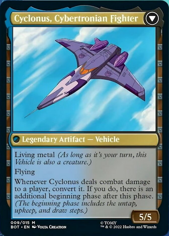 Cyclonus, the Saboteur // Cyclonus, Cybertronian Fighter [Transformers] | Devastation Store
