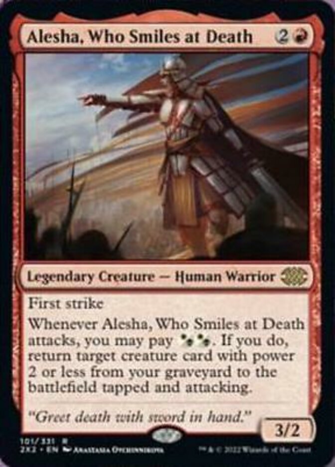 Alesha, Who Smiles at Death [Double Masters 2022] | Devastation Store