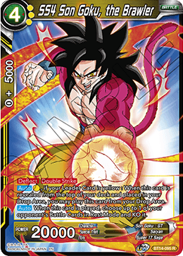 SS4 Son Goku, the Brawler (BT14-095) [Cross Spirits] | Devastation Store