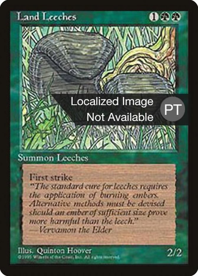 Land Leeches [Fourth Edition (Foreign Black Border)] | Devastation Store