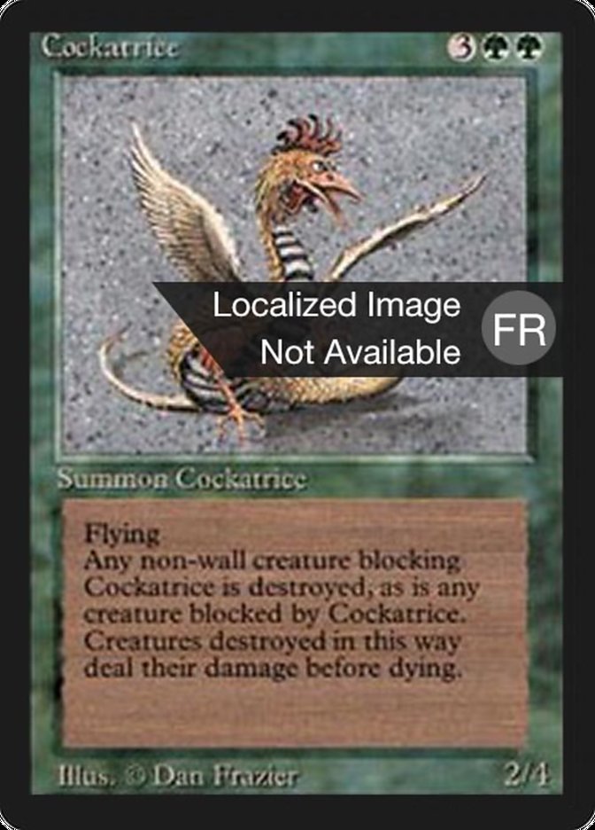 Cockatrice [Foreign Black Border] | Devastation Store