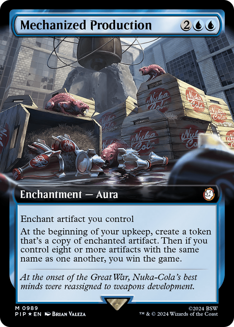 Mechanized Production (Extended Art) (Surge Foil) [Fallout] | Devastation Store