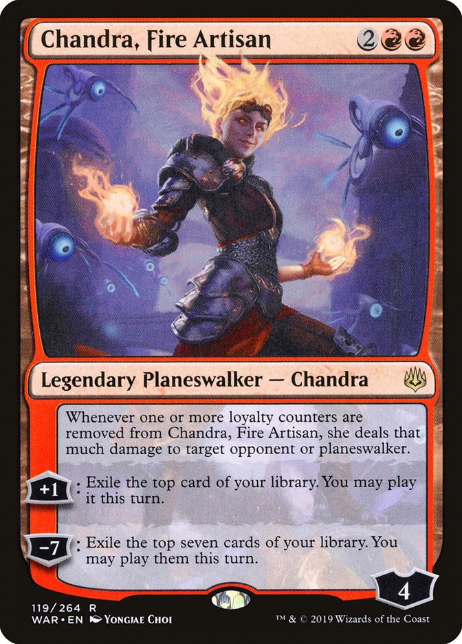 Chandra, Fire Artisan [War of the Spark] | Devastation Store