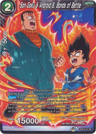 Son Goku & Android 8, Bonds of Battle [EX13-31] | Devastation Store