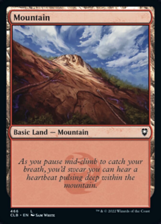 Mountain (466) [Commander Legends: Battle for Baldur's Gate] | Devastation Store