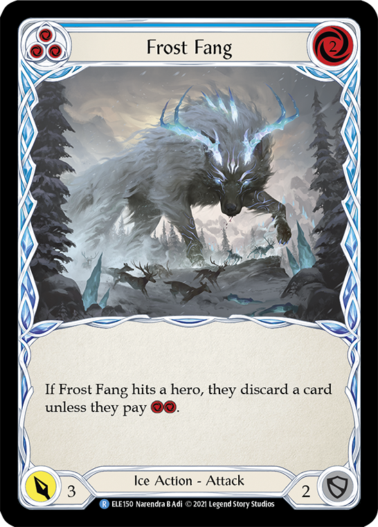 Frost Fang (Blue) [ELE150] (Tales of Aria)  1st Edition Normal | Devastation Store