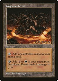 Karplusan Forest (Oversized) [Oversize Cards] | Devastation Store