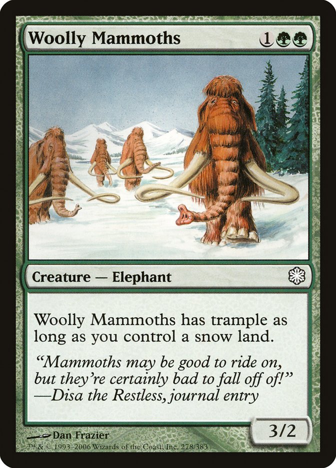 Woolly Mammoths [Coldsnap Theme Decks] - Devastation Store | Devastation Store