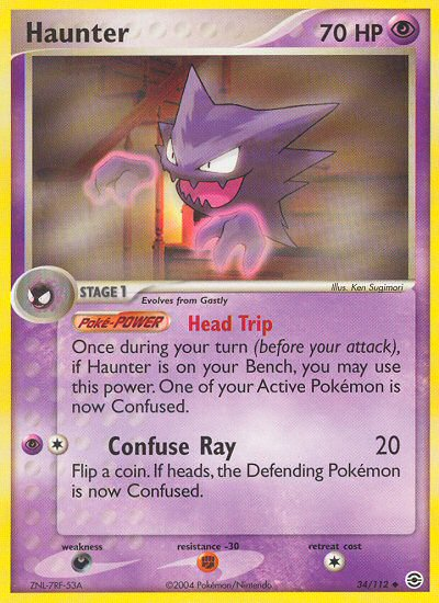 Haunter (34/112) [EX: FireRed & LeafGreen] | Devastation Store