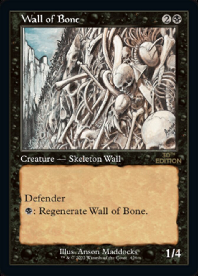 Wall of Bone (Retro) [30th Anniversary Edition] | Devastation Store