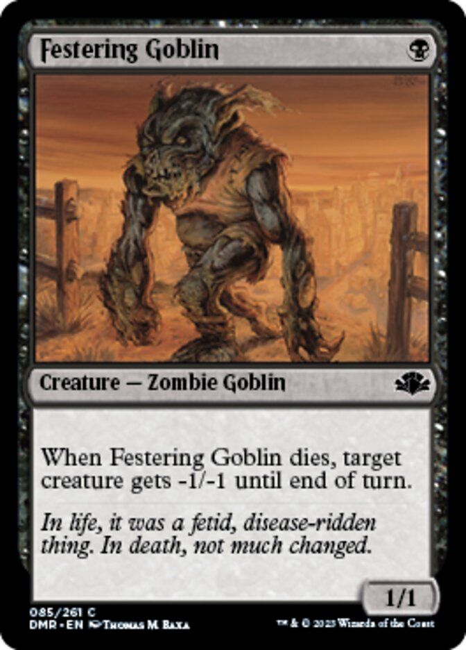 Festering Goblin [Dominaria Remastered] | Devastation Store