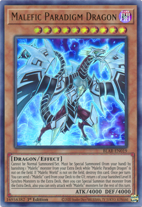 Malefic Paradigm Dragon [BLAR-EN019] Ultra Rare | Devastation Store