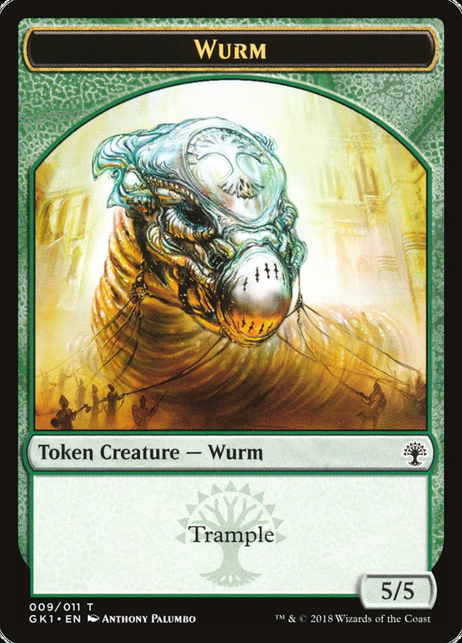 Wurm // Saproling [Guilds of Ravnica Guild Kit Tokens] | Devastation Store