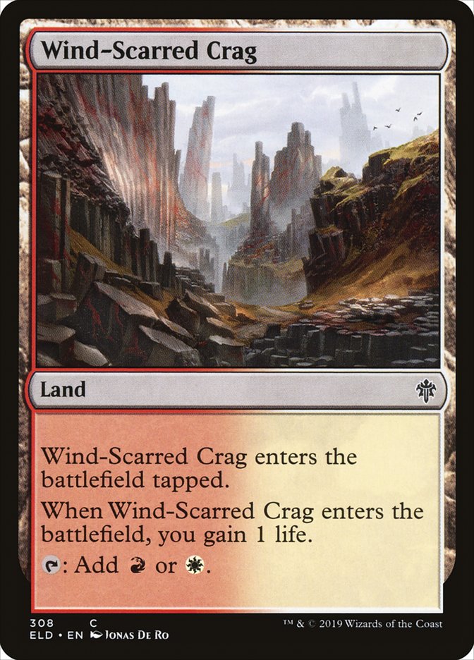 Wind-Scarred Crag [Throne of Eldraine] | Devastation Store