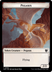 Pirate // Pegasus Double-Sided Token [Wilds of Eldraine Commander Tokens] | Devastation Store