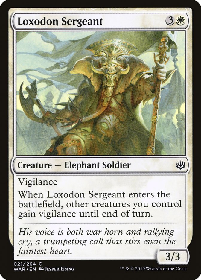 Loxodon Sergeant [War of the Spark] | Devastation Store