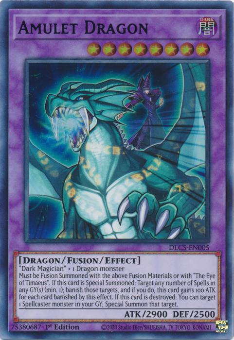 Amulet Dragon (Purple) [DLCS-EN005] Ultra Rare | Devastation Store