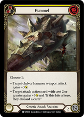 Pummel (Yellow) [WTR207] Unlimited Edition Rainbow Foil - Devastation Store | Devastation Store