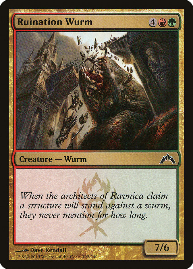 Ruination Wurm [Gatecrash] | Devastation Store