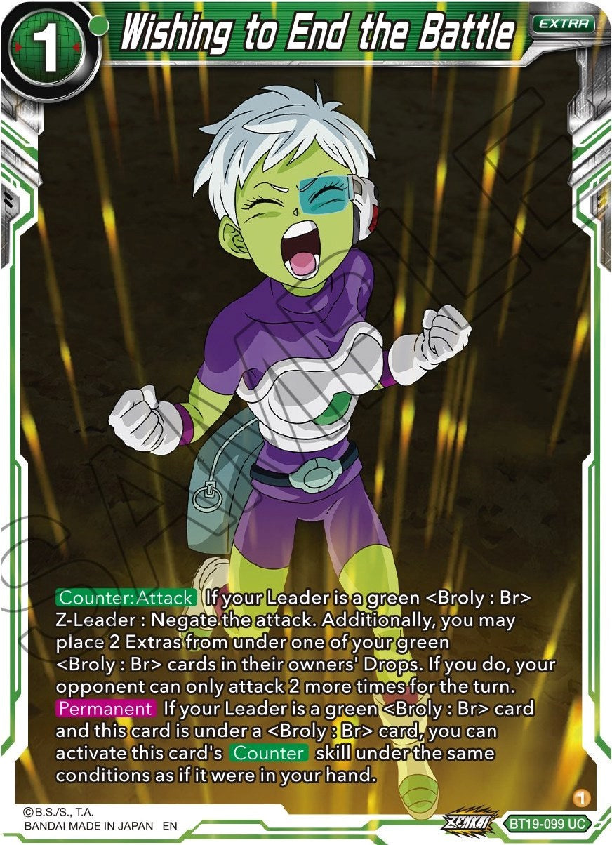 Wishing to End the Battle (BT19-099) [Fighter's Ambition] | Devastation Store