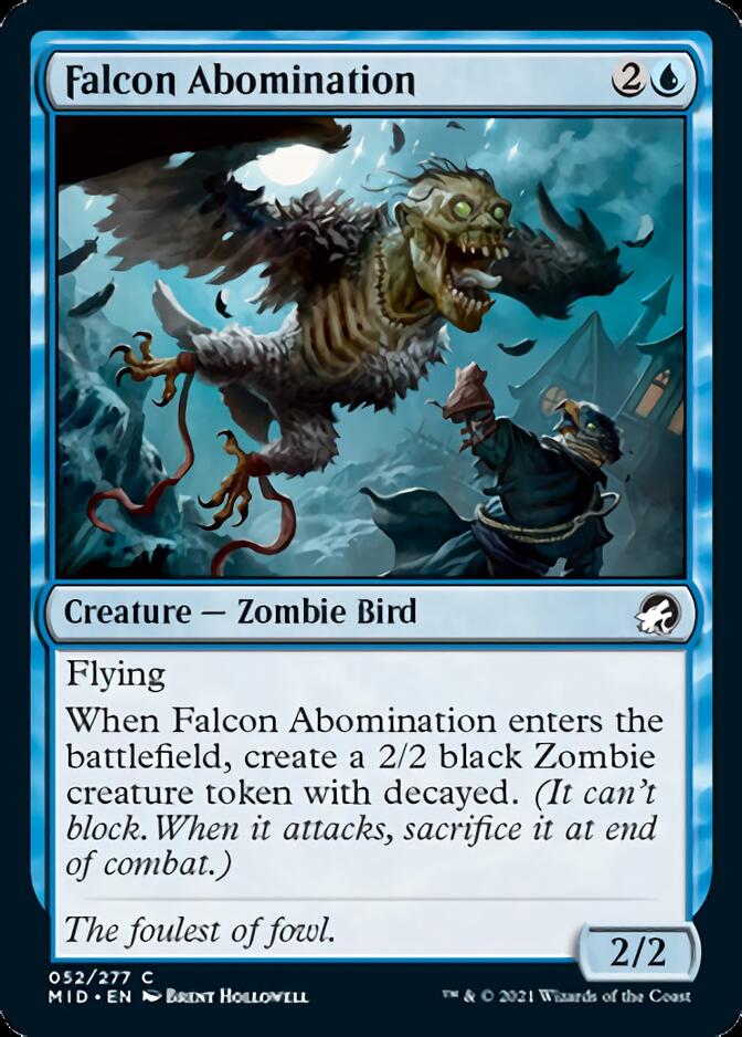 Falcon Abomination [Innistrad: Midnight Hunt] | Devastation Store