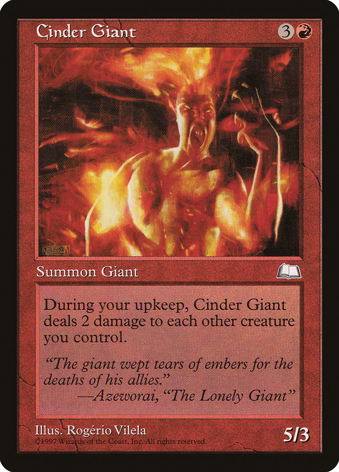 Cinder Giant [Weatherlight] | Devastation Store