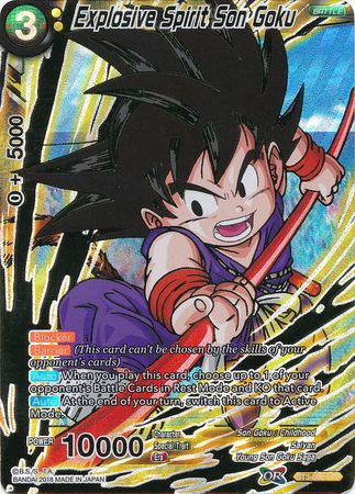 Explosive Spirit Son Goku (SPR) [BT3-088] | Devastation Store