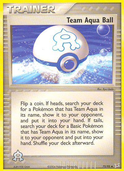 Team Aqua Ball (75/95) [EX: Team Magma vs Team Aqua] | Devastation Store