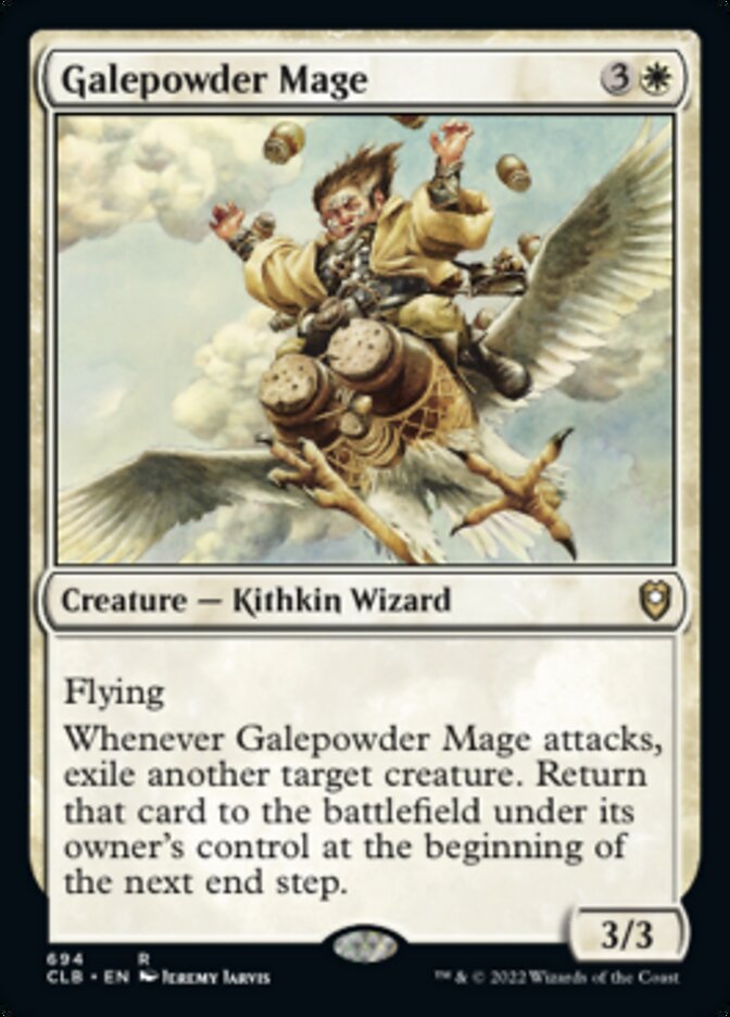 Galepowder Mage [Commander Legends: Battle for Baldur's Gate] | Devastation Store