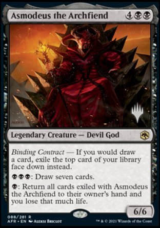 Asmodeus the Archfiend (Promo Pack) [Dungeons & Dragons: Adventures in the Forgotten Realms Promos] | Devastation Store