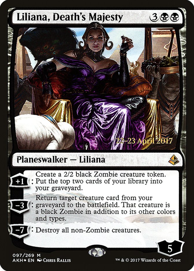 Liliana, Death's Majesty  [Amonkhet Prerelease Promos] - Devastation Store | Devastation Store