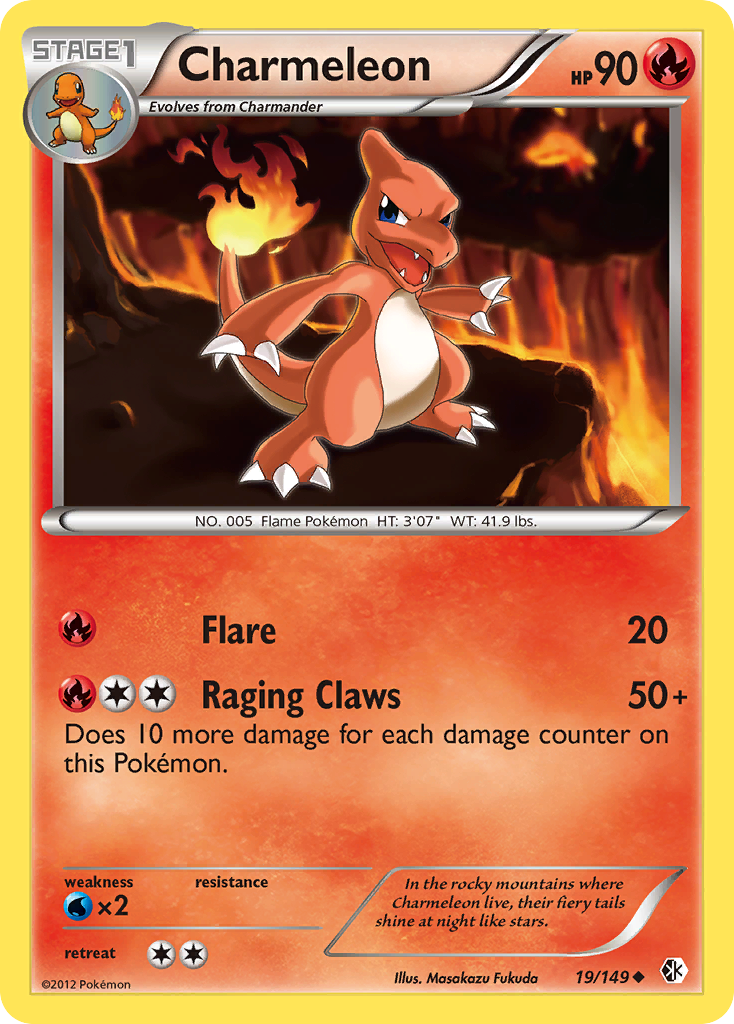 Charmeleon (19/149) [Black & White: Boundaries Crossed] | Devastation Store