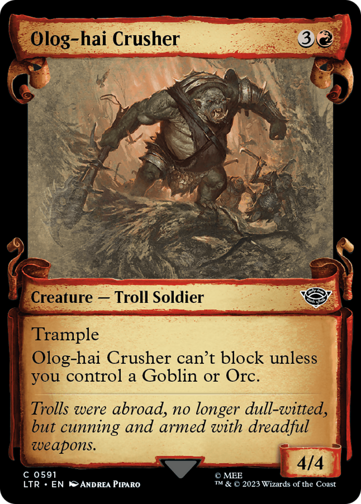 Olog-Hai Crusher [The Lord of the Rings: Tales of Middle-Earth Showcase Scrolls] | Devastation Store