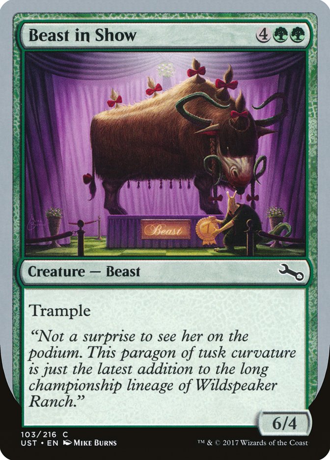 Beast in Show ("Not a surprise...") [Unstable] | Devastation Store