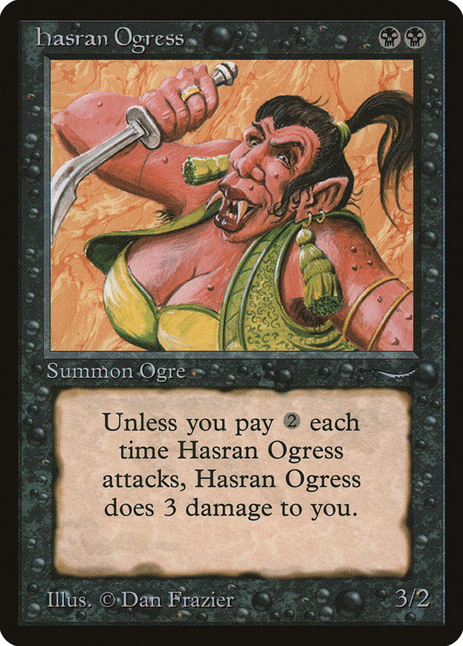 Hasran Ogress (Dark Mana Cost) [Arabian Nights] | Devastation Store
