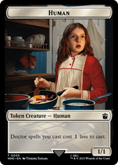 Human (0005) // Clue (0023) Double-Sided Token [Doctor Who Tokens] | Devastation Store