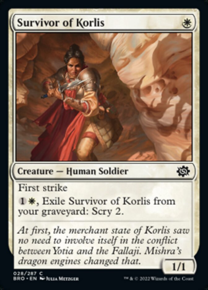 Survivor of Korlis [The Brothers' War] | Devastation Store
