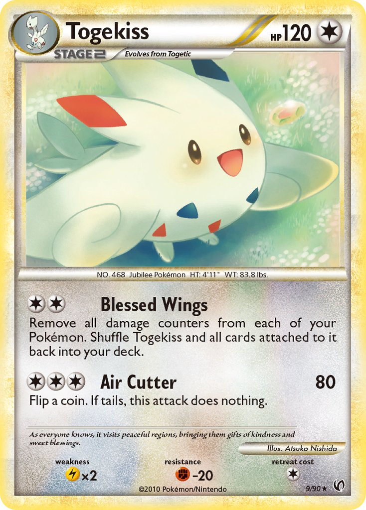 Togekiss (9/90) (Theme Deck Exclusive) [HeartGold & SoulSilver: Undaunted] | Devastation Store