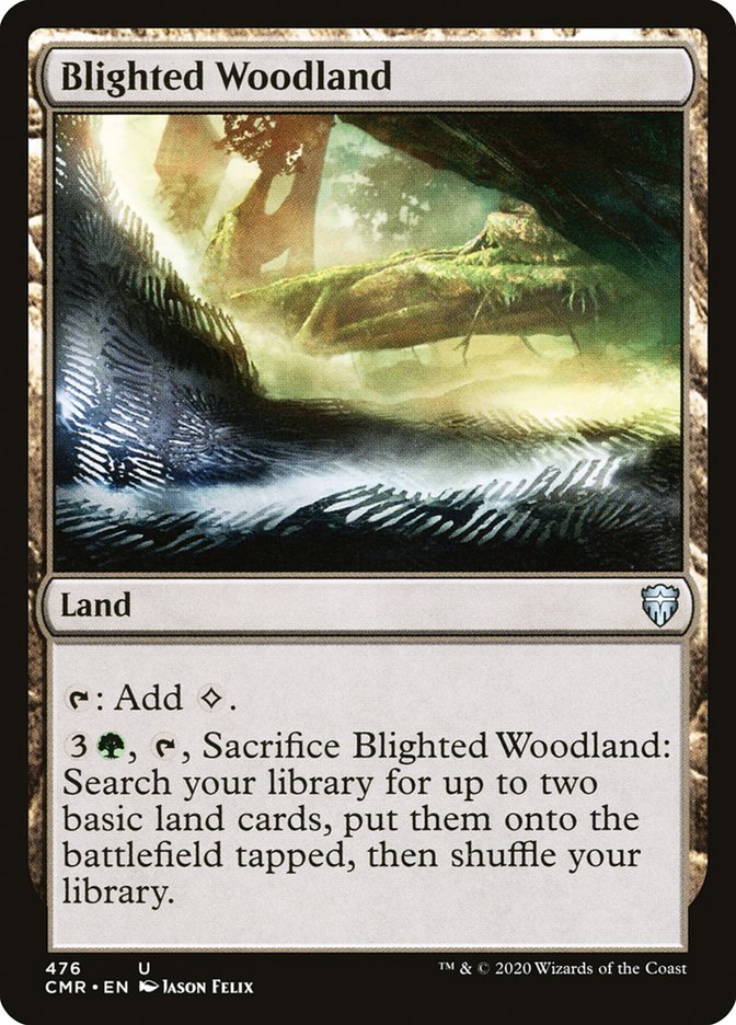 Blighted Woodland [Commander Legends] | Devastation Store