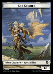 Spirit (0039) // Kor Soldier Double-Sided Token [Commander Masters Tokens] | Devastation Store