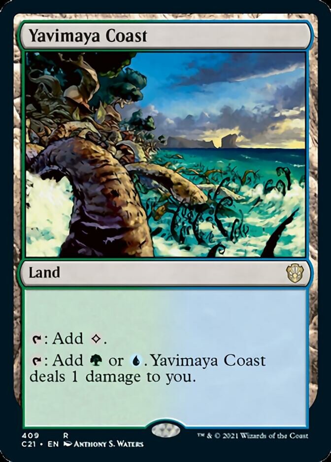 Yavimaya Coast [Commander 2021] | Devastation Store