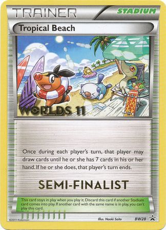 Tropical Beach (BW28) (Semi Finalist) [Black & White: Black Star Promos] | Devastation Store